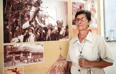 Suor Agata Cantone nella casa dei religiosi a Juba. Foto di Paolo Siccardi/Sync