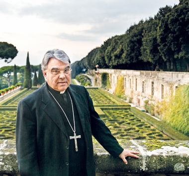 Monsignor Marcello Semeraro. Foto di Stefano Dal Pozzolo/CONTRASTO