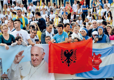 Albania, la visita del Papa