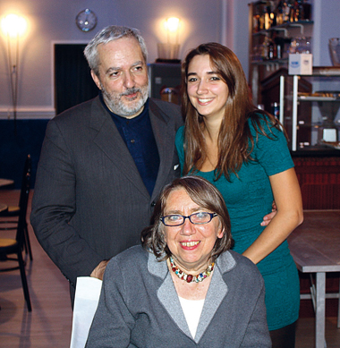 In foto:Lorenzo e Margherita Cuffini con la figlia Erica