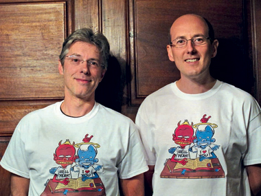 Leo Ortolani e don Tommaso Danovaro
