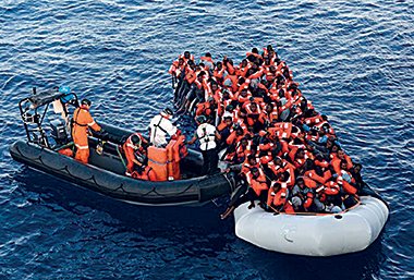 Operazioni di salvataggio in mare