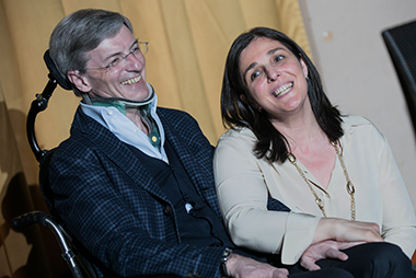 Il presidente Melazzini con sua moglie Monica
