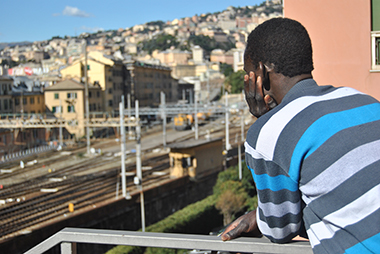 Un immigrato a Genova