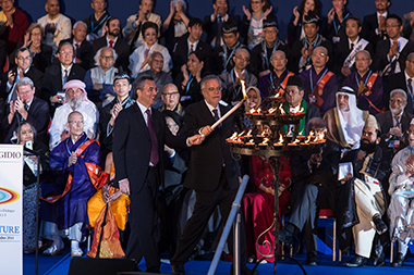 Andrea Riccardi ad Anversa nel 2014.