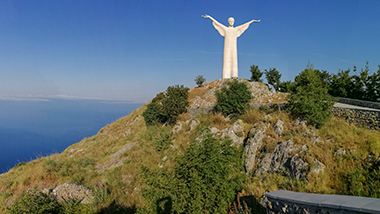 La statua di Cristo a Maratea