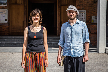 Cristina De Lillo, 28 anni, con il marito Michele Annesanti, 31 anni.