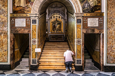 La Scala Santa di Veroli, “gemella” in forme ridotte di quella del Laterano a Roma