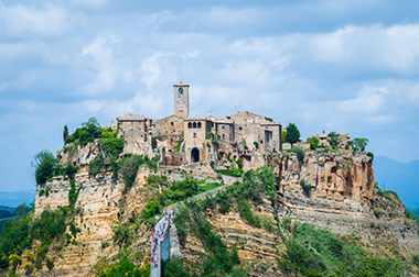 Il paese di Civita di Bagnoregio