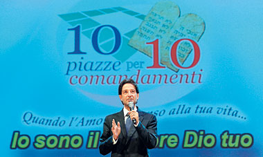 Salvatore Martinez presenta 10 piazze per 10 comandamenti
