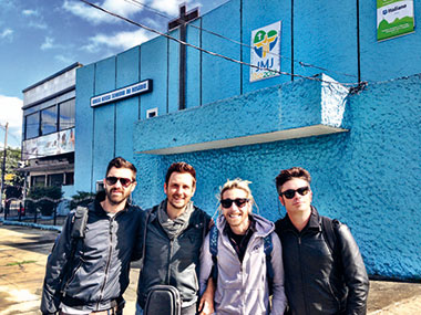 La rock band The Sun a Rio de Janeiro