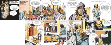 Fumetto tratto dalla collana Scoprire la Bibbia,ed. Larousse 1984 â€“ Edizioni Paoline 1987