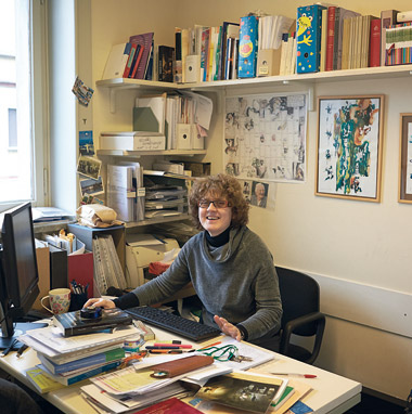 Simona Beretta nel suo ufficio (foto Ugo Zamborlini).