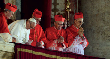 Il primo saluto di papa Francesco