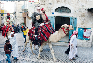 Betlemme (foto Issam Rimawi/Apa Images/Zumapress/Corbis)